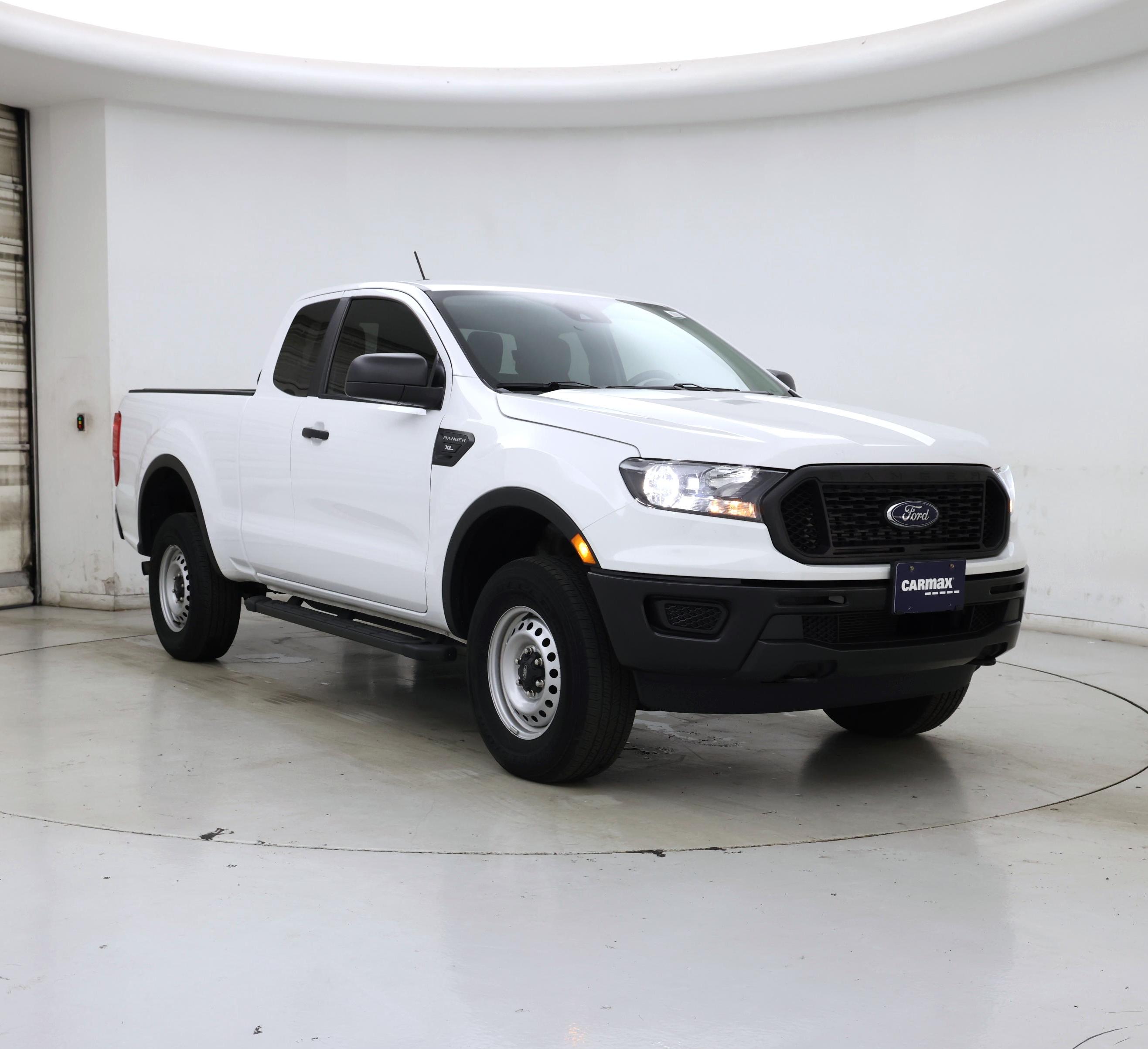 White 2022 Ford Ranger Pickup Truck Four-Wheel Drive Automatic