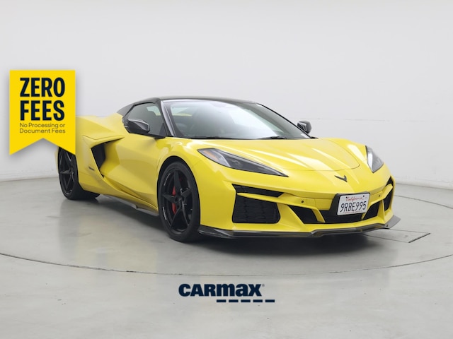 Yellow 2025 Chevrolet Corvette E-Ray Convertible AWD with 3LZ Convertible All-Wheel Drive Automatic