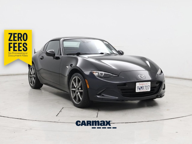 Black 2021 Mazda MX-5 Miata Convertible Rear-Wheel Drive Automatic