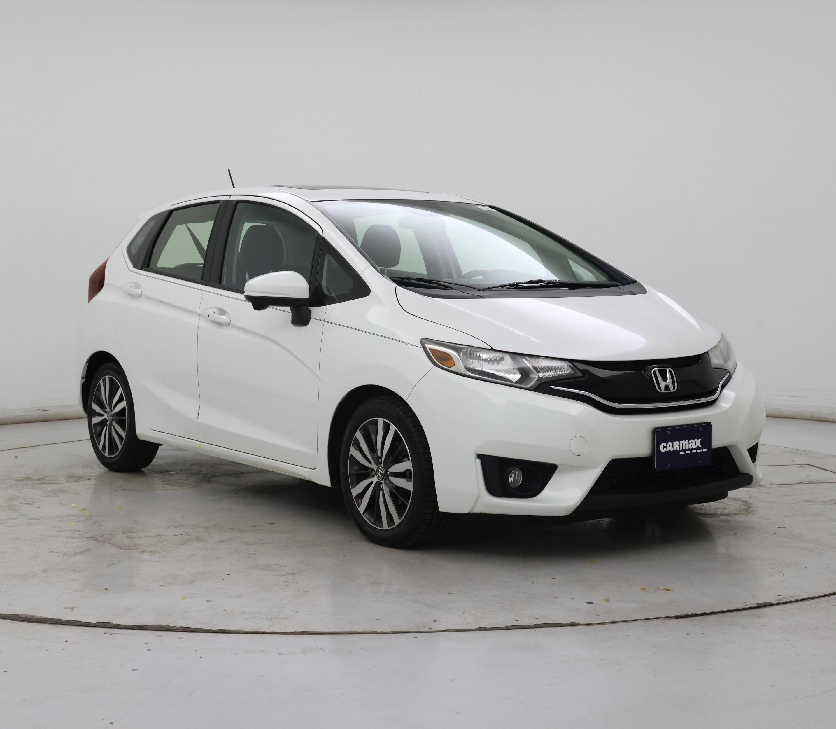 White 2016 Honda Fit Hatchback Front-Wheel Drive Automatic