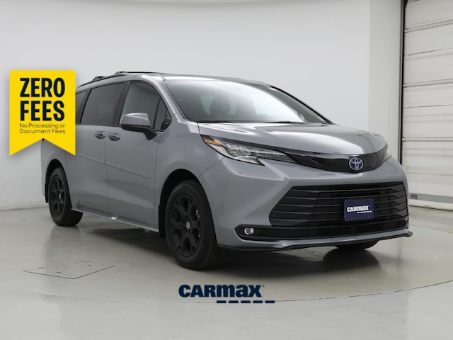 Gray 2025 Toyota Sienna Woodland Edition 7-Passenger AWD Minivan All-Wheel Drive Automatic