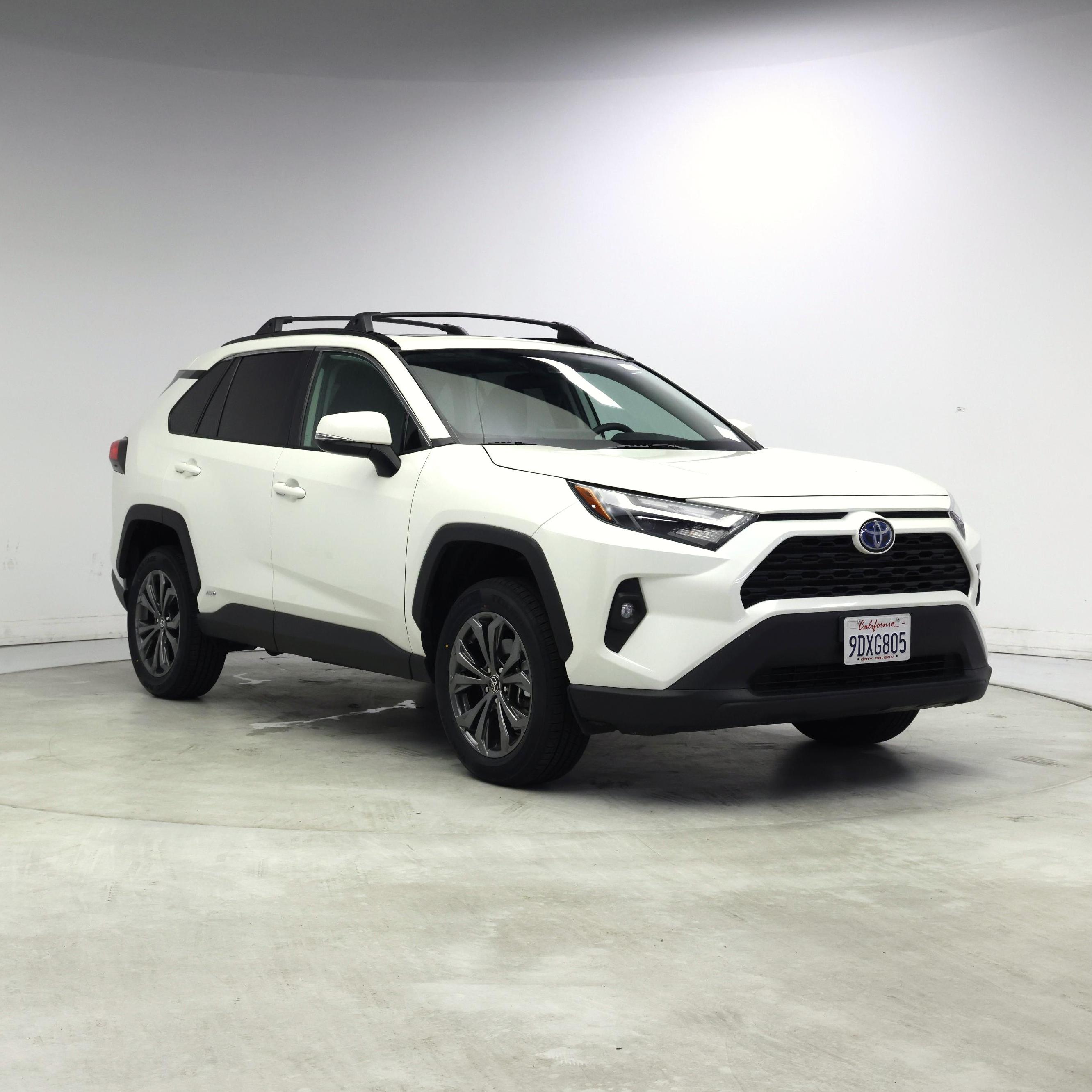 White 2022 Toyota RAV4 Hybrid XLE Premium AWD SUV / Crossover All-Wheel Drive Automatic