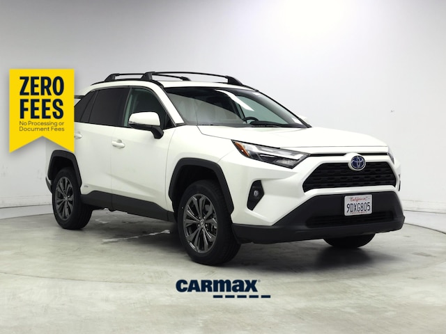 White 2022 Toyota RAV4 Hybrid XLE Premium AWD SUV / Crossover All-Wheel Drive Automatic