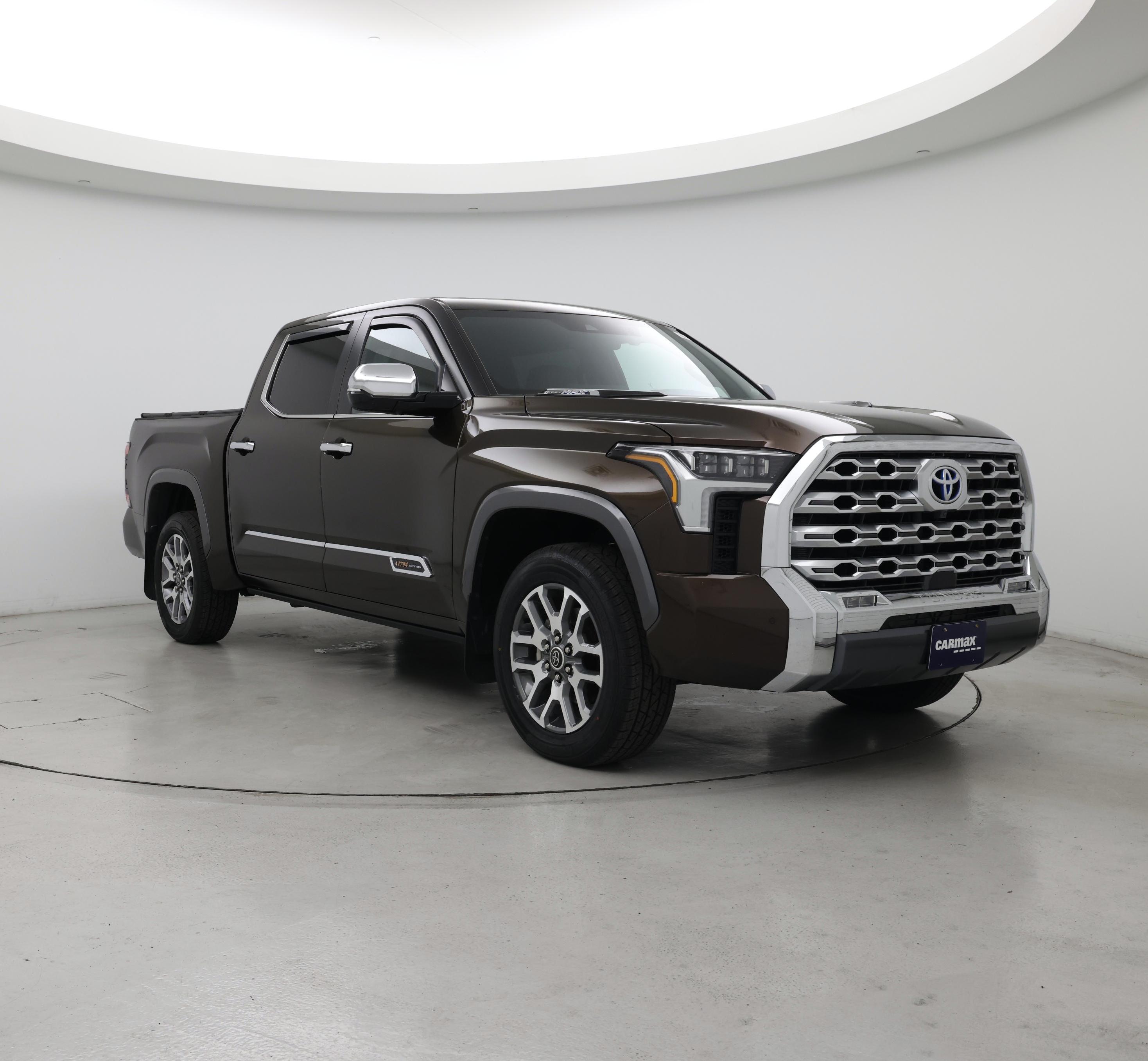 Brown 2024 Toyota Tundra Hybrid Pickup Truck Four-Wheel Drive Automatic