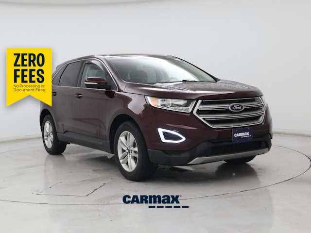 Red (Burgundy) 2017 Ford Edge SEL AWD SUV / Crossover All-Wheel Drive Automatic