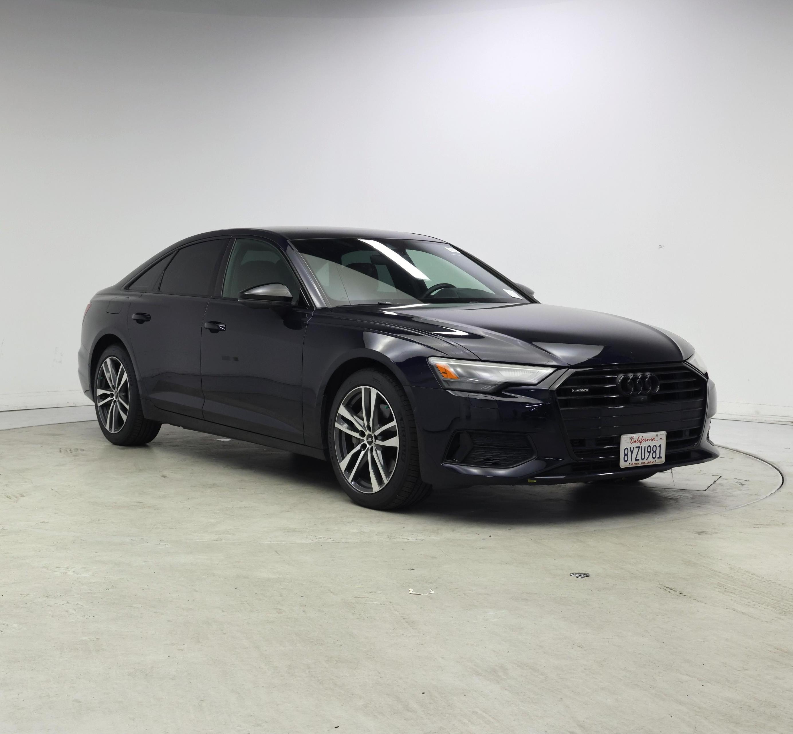 Blue 2021 Audi A6 Sedan All-Wheel Drive Automatic