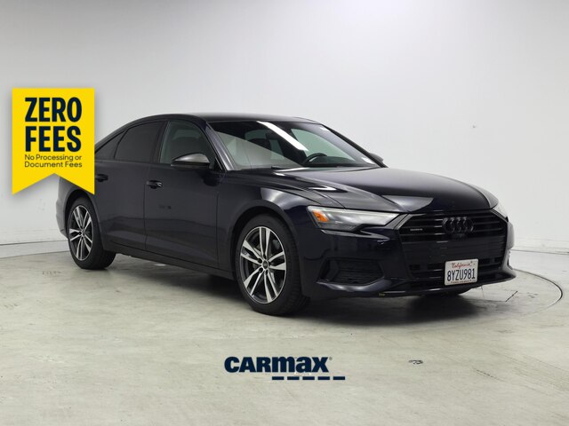 Blue 2021 Audi A6 Sedan All-Wheel Drive Automatic