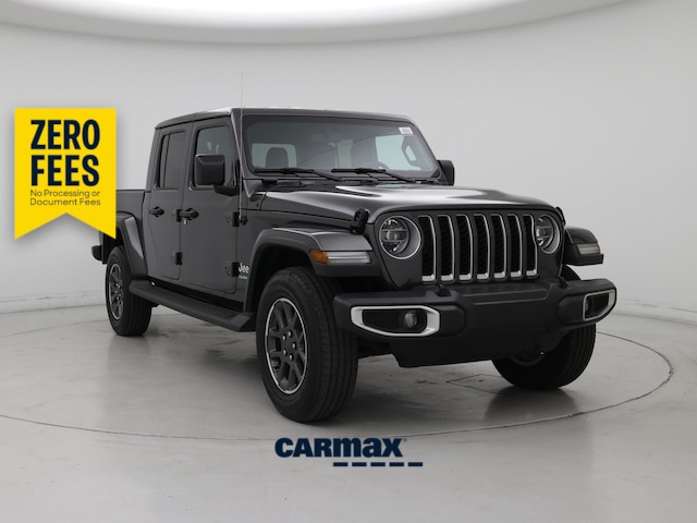Gray 2020 Jeep Gladiator Pickup Truck Four-Wheel Drive Automatic