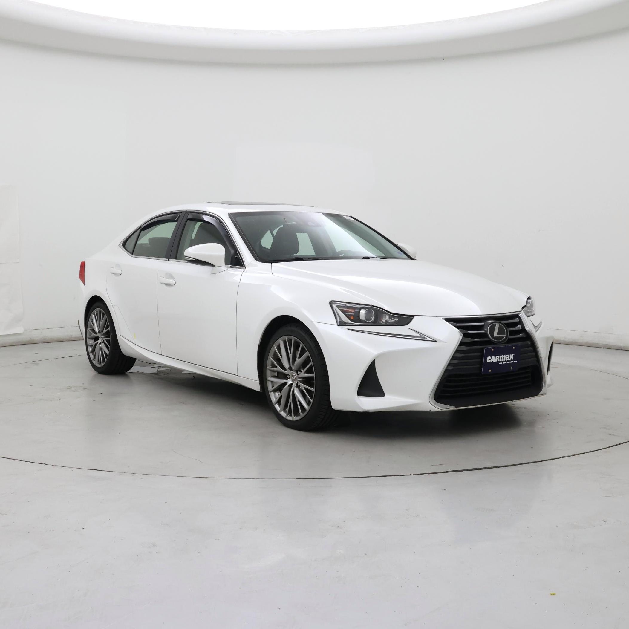 White 2017 Lexus IS 200t RWD Sedan Rear-Wheel Drive Automatic