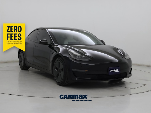 Black 2023 Tesla Model 3 RWD Sedan Rear-Wheel Drive Automatic