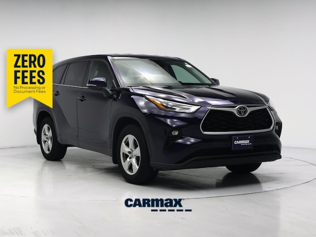 Blue 2022 Toyota Highlander SUV / Crossover All-Wheel Drive Automatic