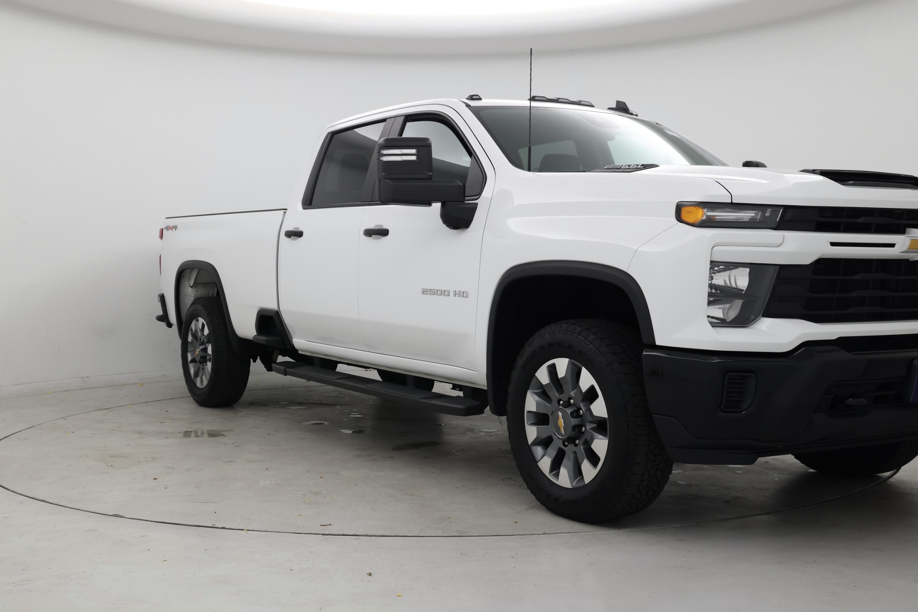 White 2025 Chevrolet Silverado 2500HD Pickup Truck Four-Wheel Drive Automatic