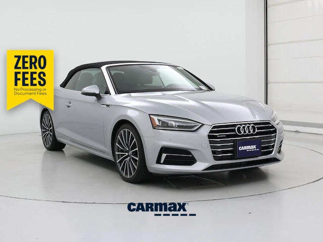 Silver 2018 Audi A5 Convertible All-Wheel Drive Automatic