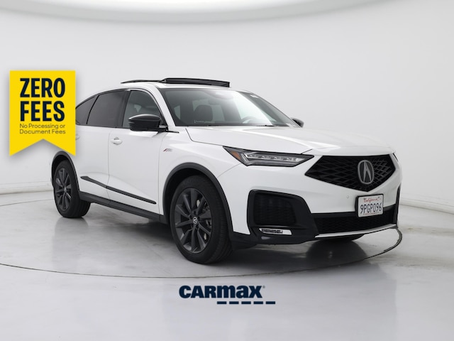 White 2025 Acura MDX SH-AWD with A-SPEC Package SUV / Crossover All-Wheel Drive Automatic