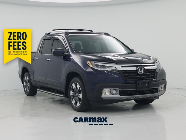Blue 2019 Honda Ridgeline Pickup Truck All-Wheel Drive Automatic