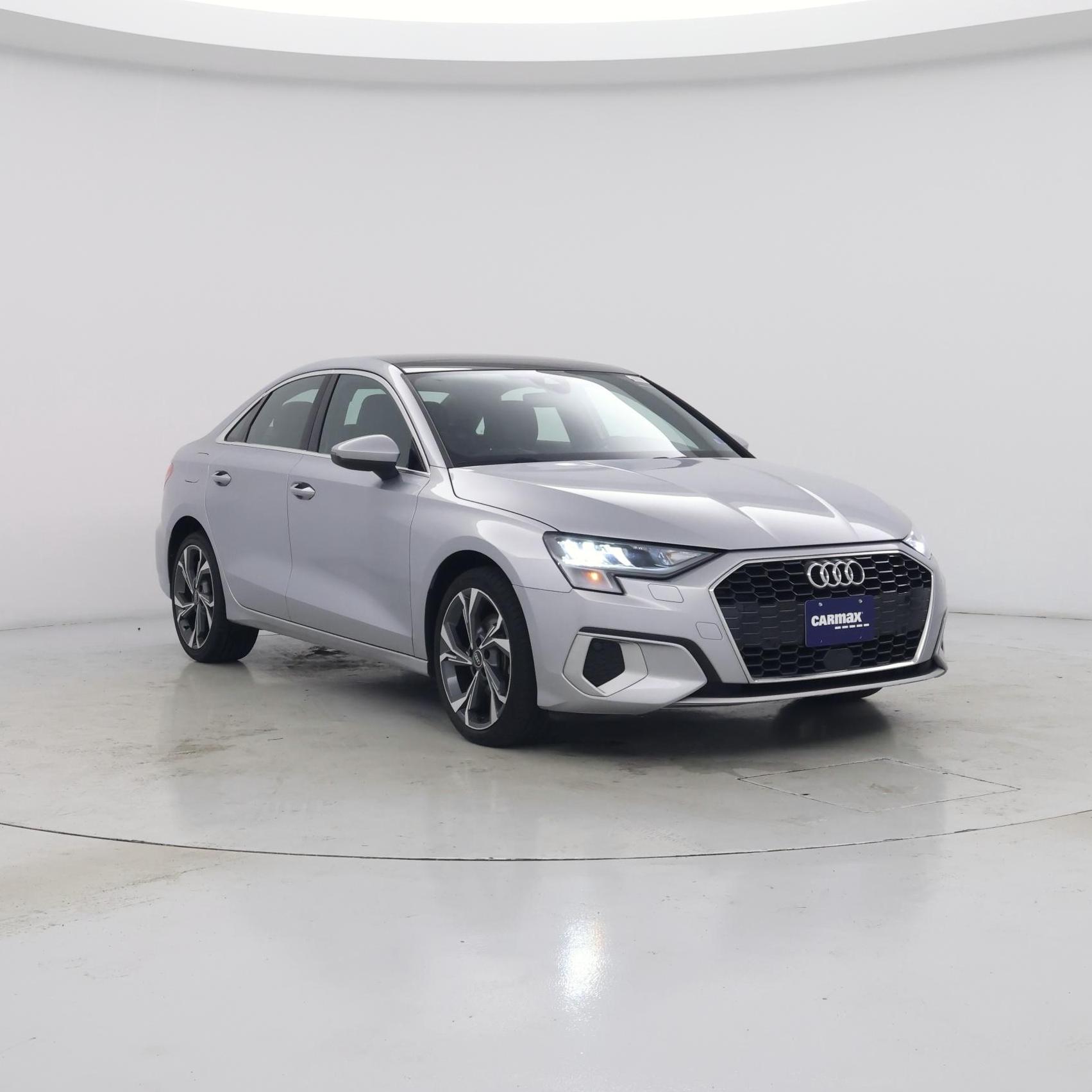 Silver 2022 Audi A3 Sedan Front-Wheel Drive Automatic
