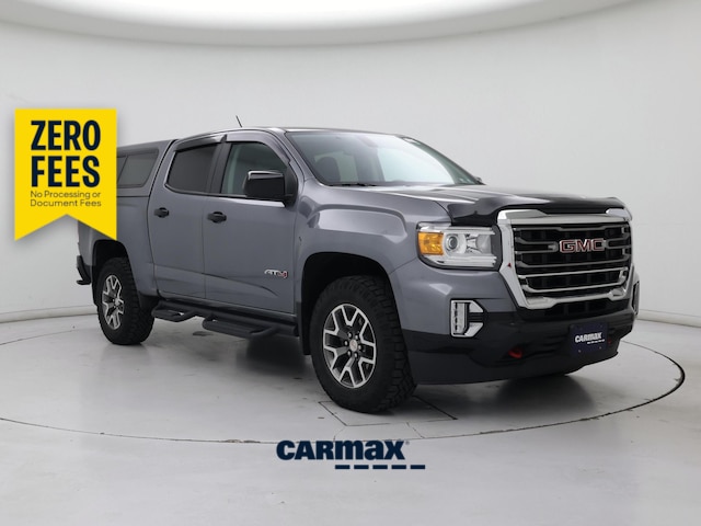Gray 2022 GMC Canyon Pickup Truck Four-Wheel Drive Automatic