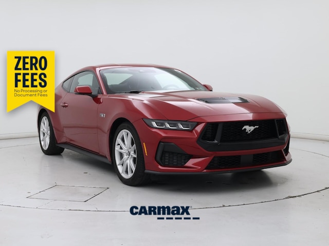 Red 2024 Ford Mustang GT Premium Fastback RWD Coupe Rear-Wheel Drive Manual