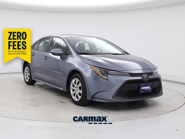 Blue 2020 Toyota Corolla LE FWD Sedan Front-Wheel Drive Automatic
