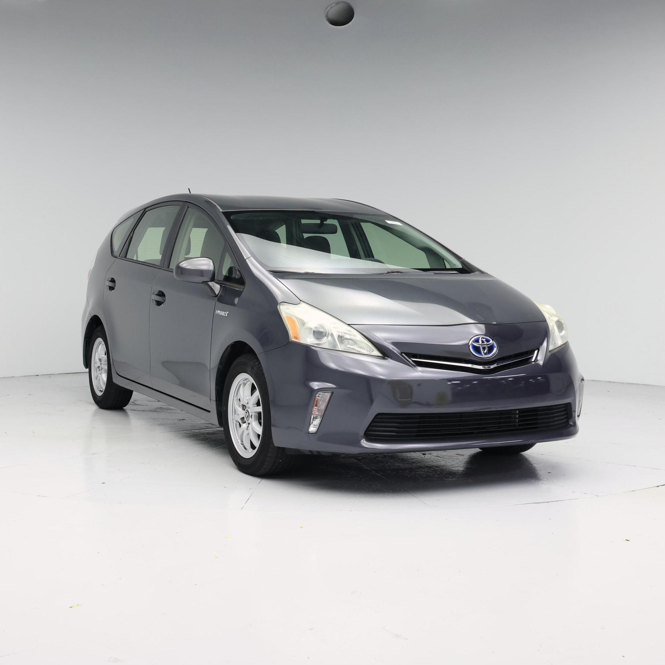 Gray 2014 Toyota Prius v Wagon Front-Wheel Drive Automatic