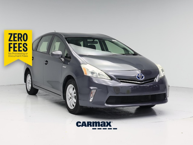 Gray 2014 Toyota Prius v Wagon Front-Wheel Drive Automatic