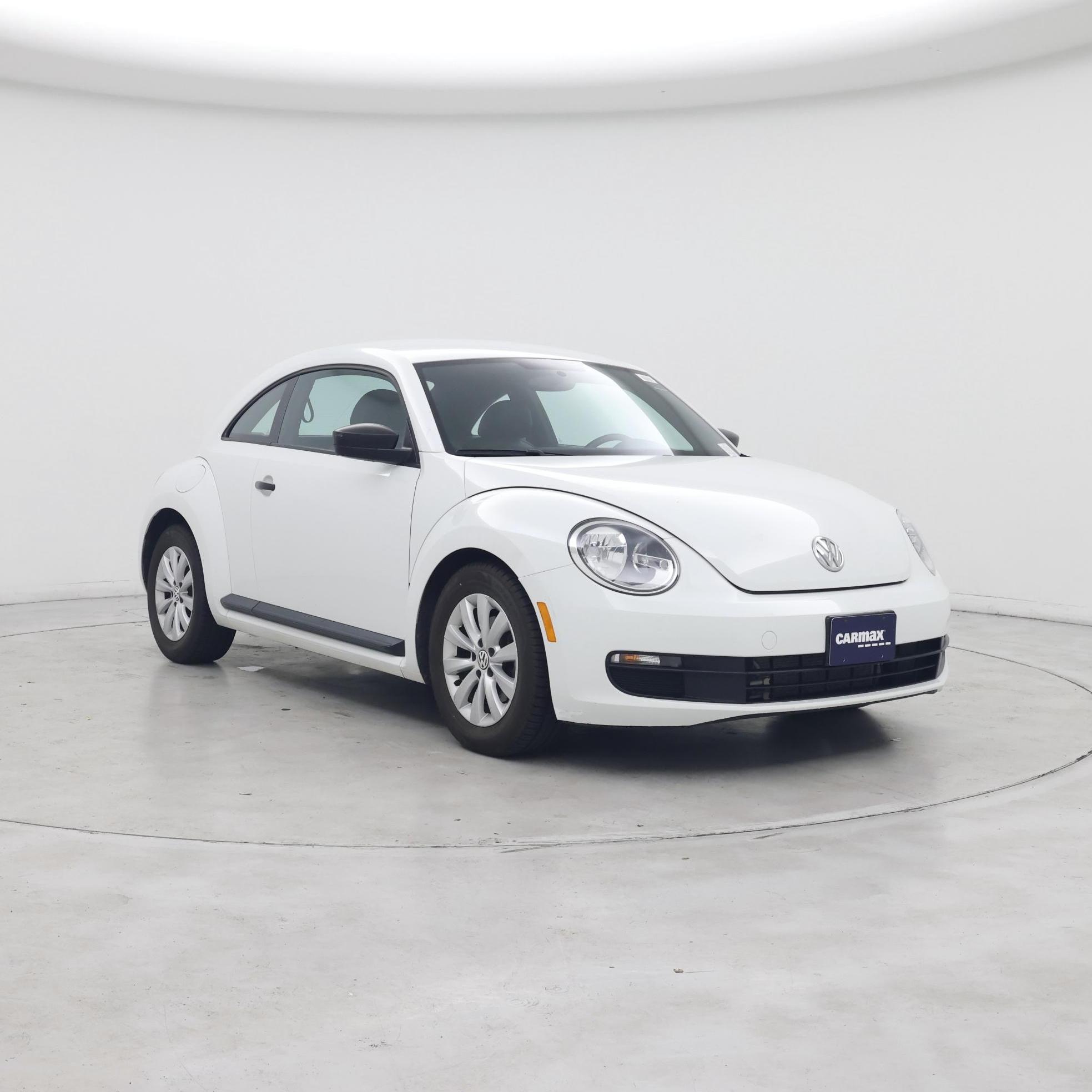 White 2015 Volkswagen Beetle 1.8T Classic Hatchback Front-Wheel Drive Automatic