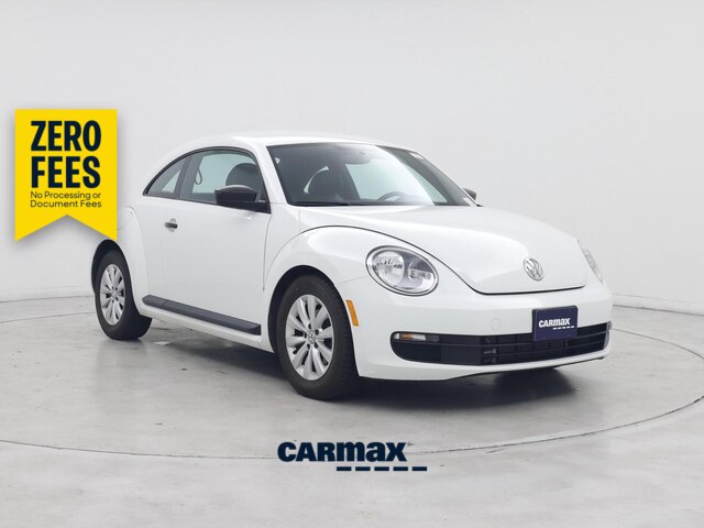 White 2015 Volkswagen Beetle 1.8T Classic Hatchback Front-Wheel Drive Automatic