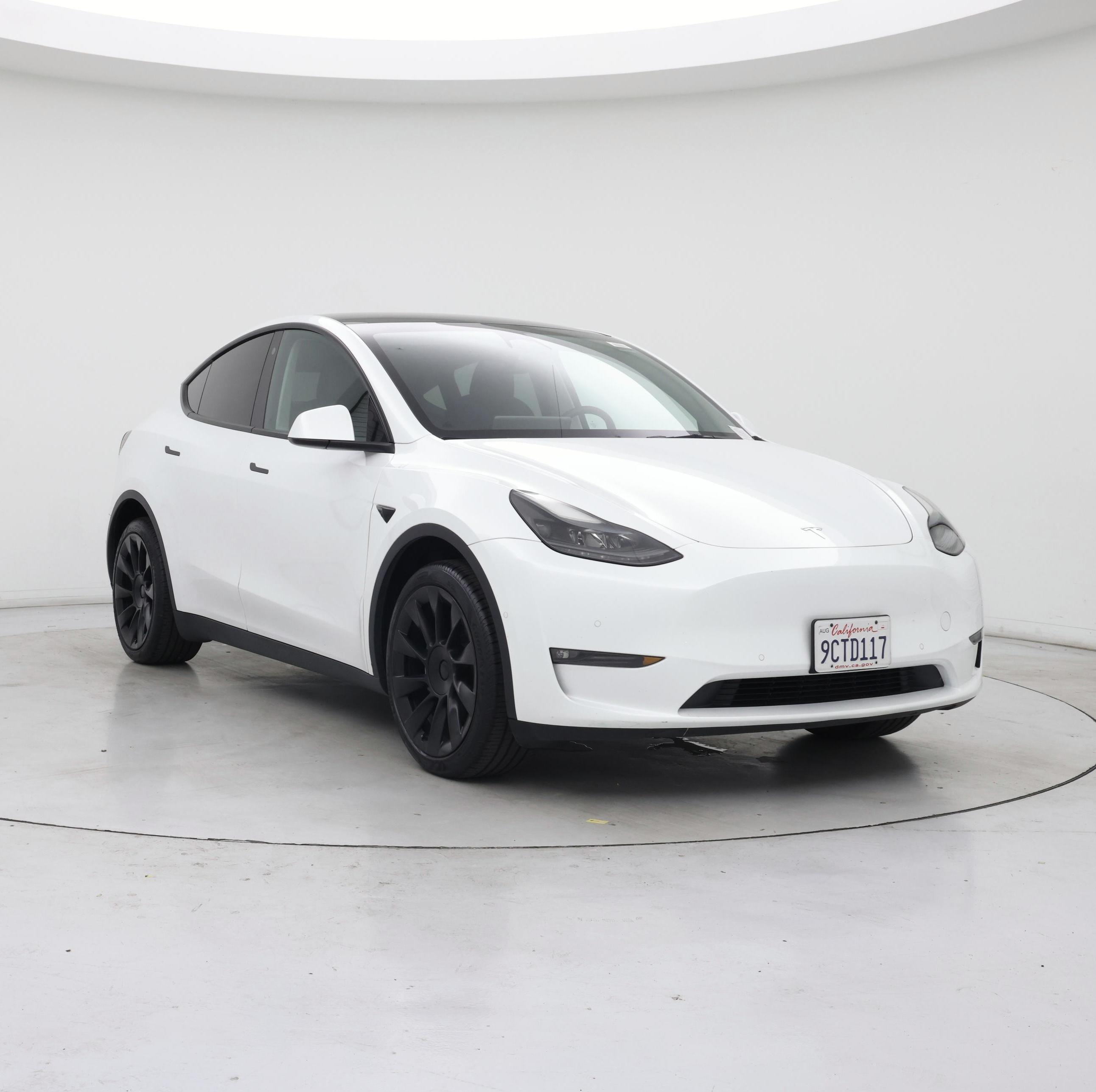 White 2022 Tesla Model Y SUV / Crossover All-Wheel Drive Automatic
