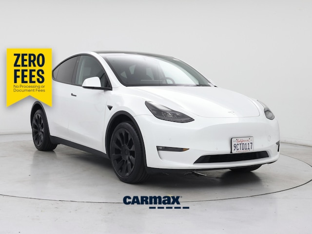 White 2022 Tesla Model Y SUV / Crossover All-Wheel Drive Automatic