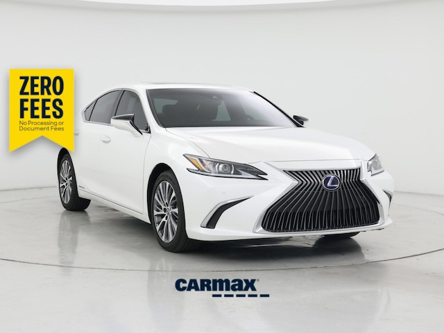 White 2021 Lexus ES Hybrid 300h FWD Sedan Front-Wheel Drive Automatic