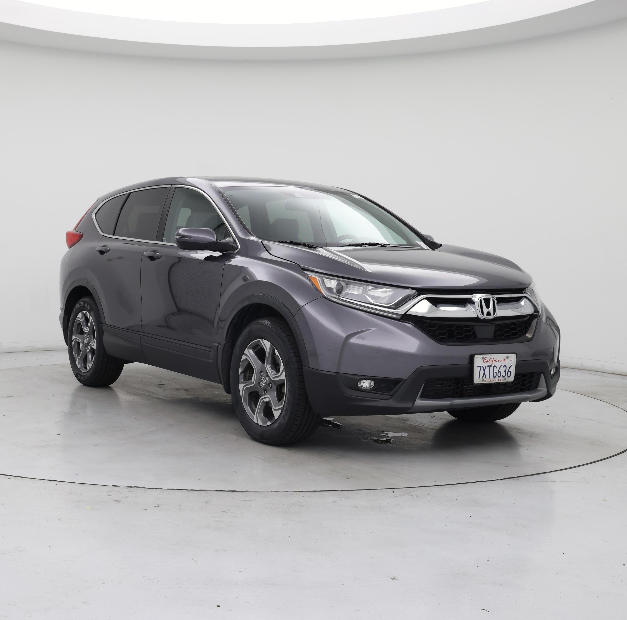 Gray 2017 Honda CR-V EX-L AWD SUV / Crossover All-Wheel Drive Automatic