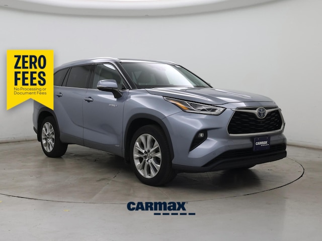 Blue 2021 Toyota Highlander Hybrid Limited AWD SUV / Crossover All-Wheel Drive Automatic