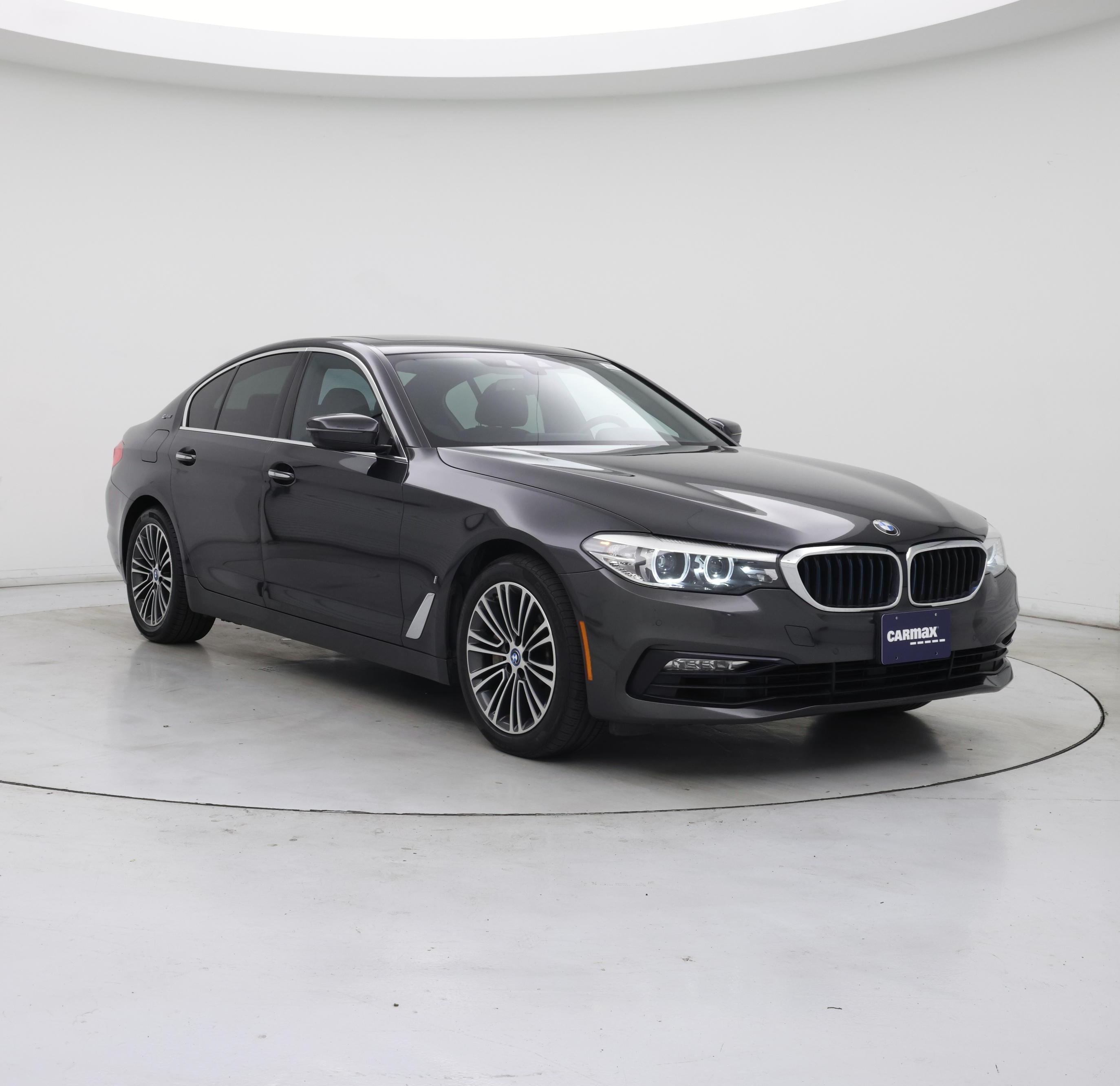 Gray 2018 BMW 5 Series Sedan Rear-Wheel Drive Automatic