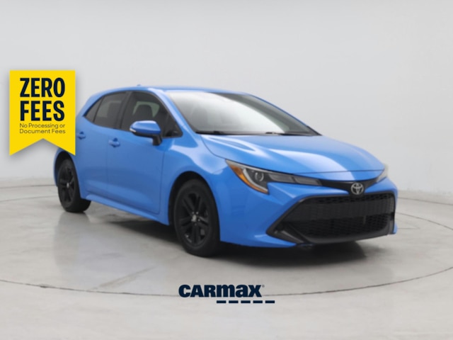 Blue 2020 Toyota Corolla Hatchback Hatchback Front-Wheel Drive Automatic