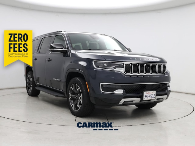 Blue 2023 Jeep Wagoneer SUV / Crossover Four-Wheel Drive Automatic