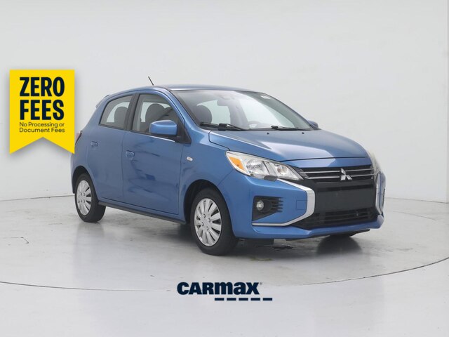 Blue 2022 Mitsubishi Mirage Hatchback Front-Wheel Drive Automatic