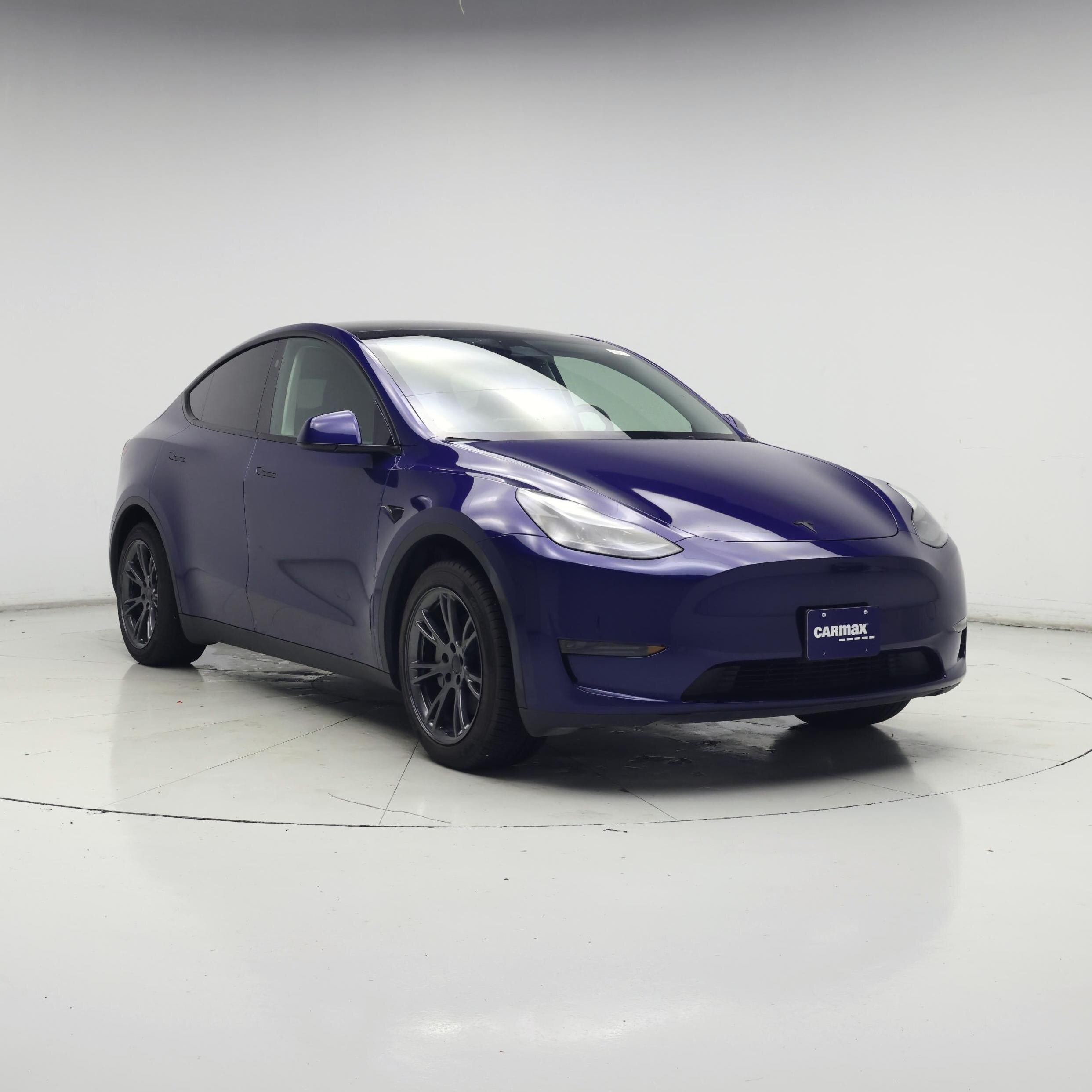Blue 2024 Tesla Model Y SUV / Crossover Rear-Wheel Drive Automatic