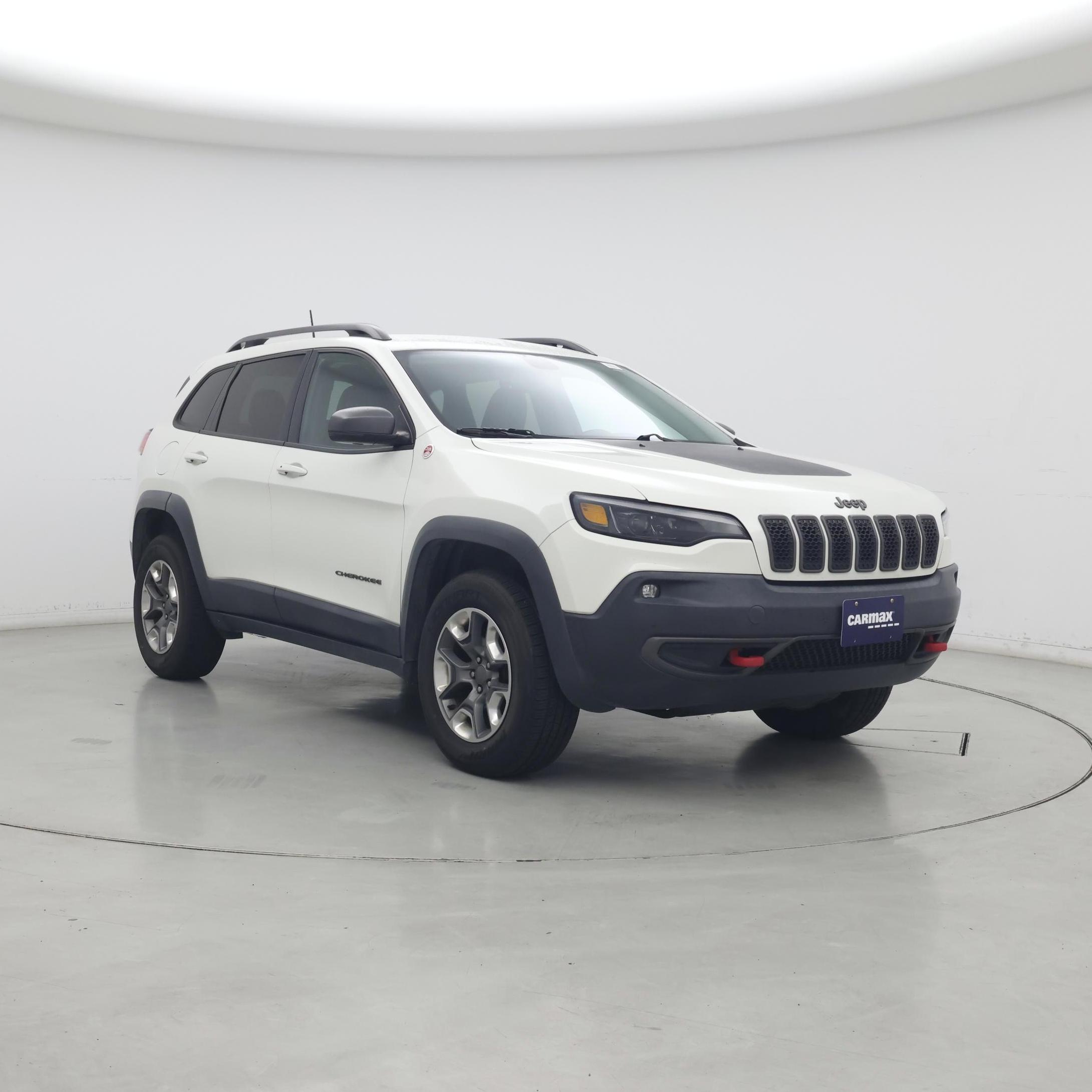 White 2019 Jeep Cherokee Trailhawk 4WD SUV / Crossover Four-Wheel Drive Automatic