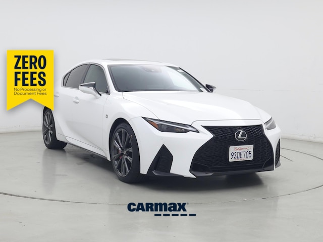 White 2024 Lexus IS 350 F Sport RWD Sedan Rear-Wheel Drive Automatic