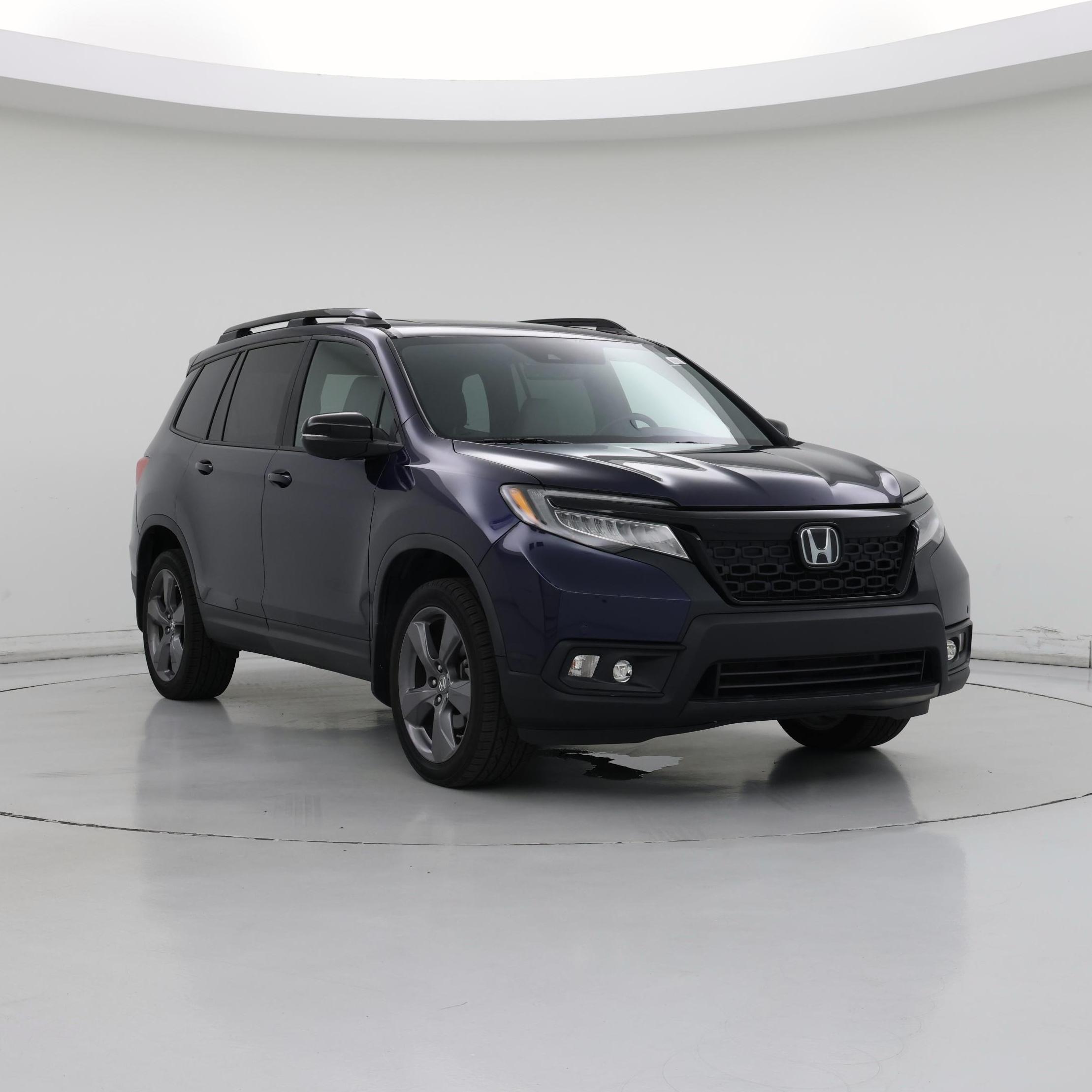Blue 2021 Honda Passport Touring AWD SUV / Crossover All-Wheel Drive Automatic