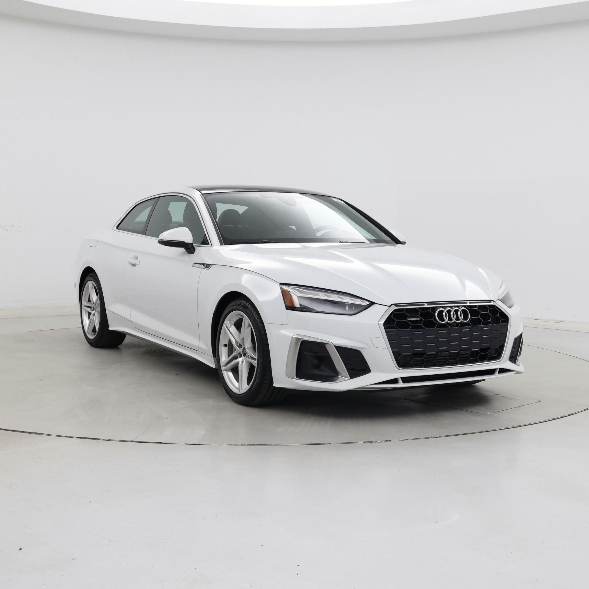 White 2021 Audi A5 Coupe All-Wheel Drive Automatic