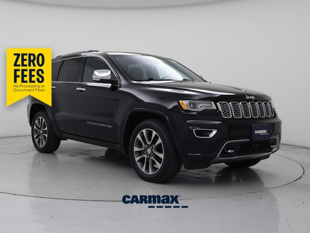 Black 2017 Jeep Grand Cherokee Overland SUV / Crossover 4X2 Automatic