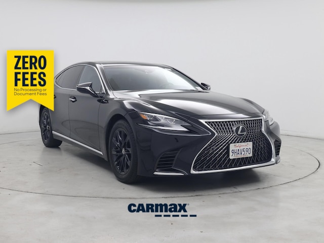 Black 2018 Lexus LS 500 RWD Sedan Rear-Wheel Drive Automatic