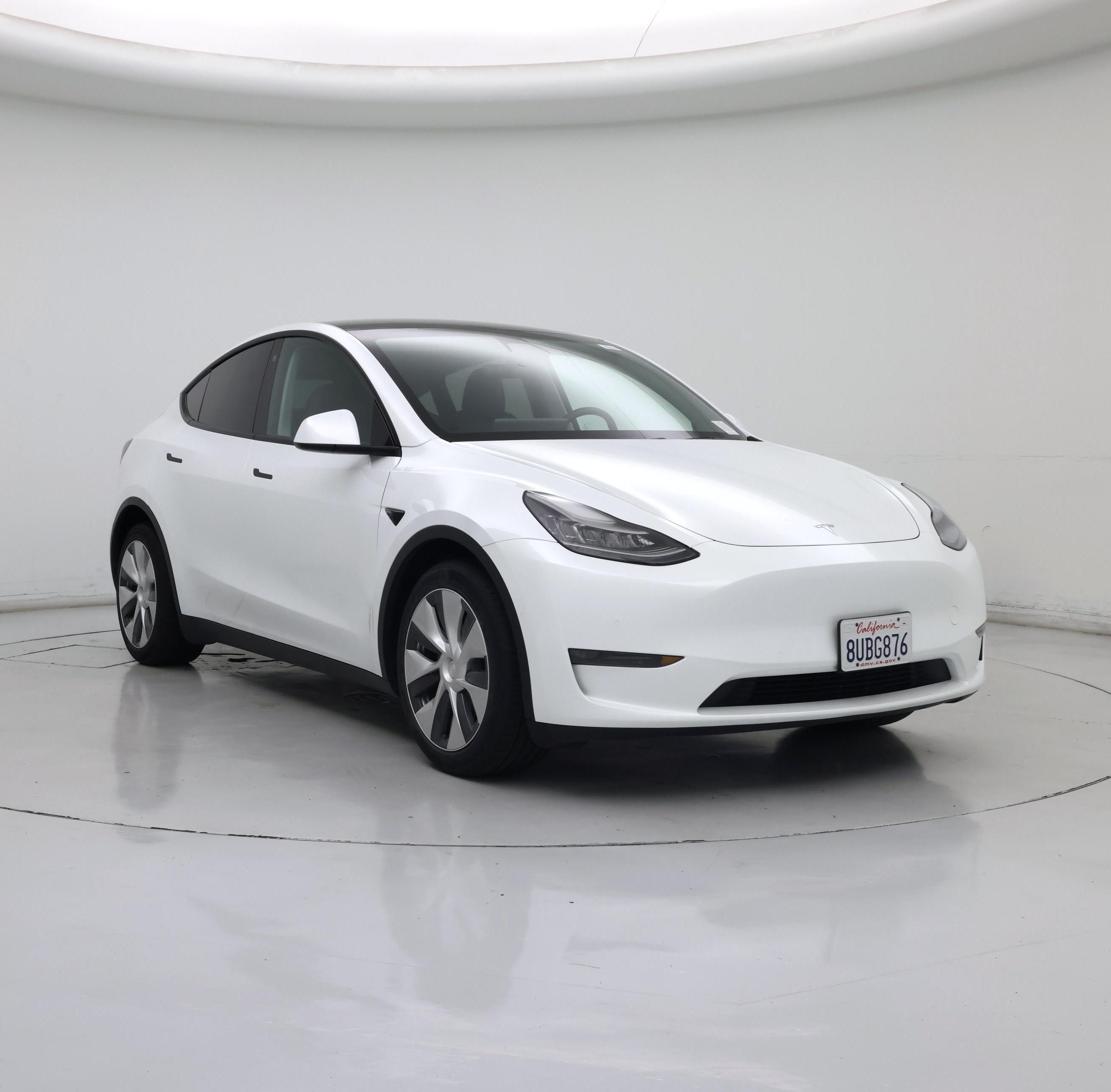 White 2021 Tesla Model Y Long Range AWD SUV / Crossover All-Wheel Drive Automatic
