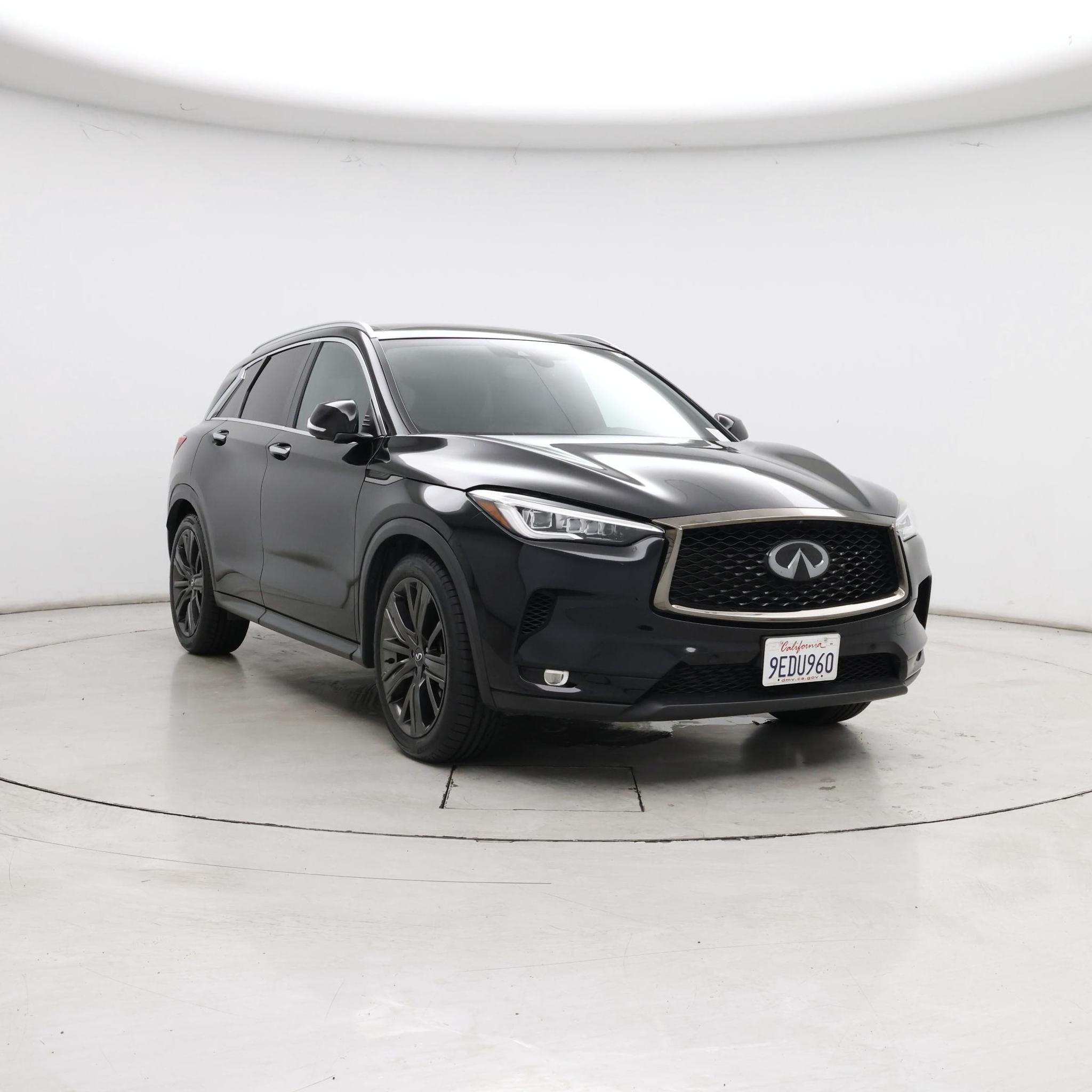 Black 2020 INFINITI QX50 SUV / Crossover All-Wheel Drive Automatic