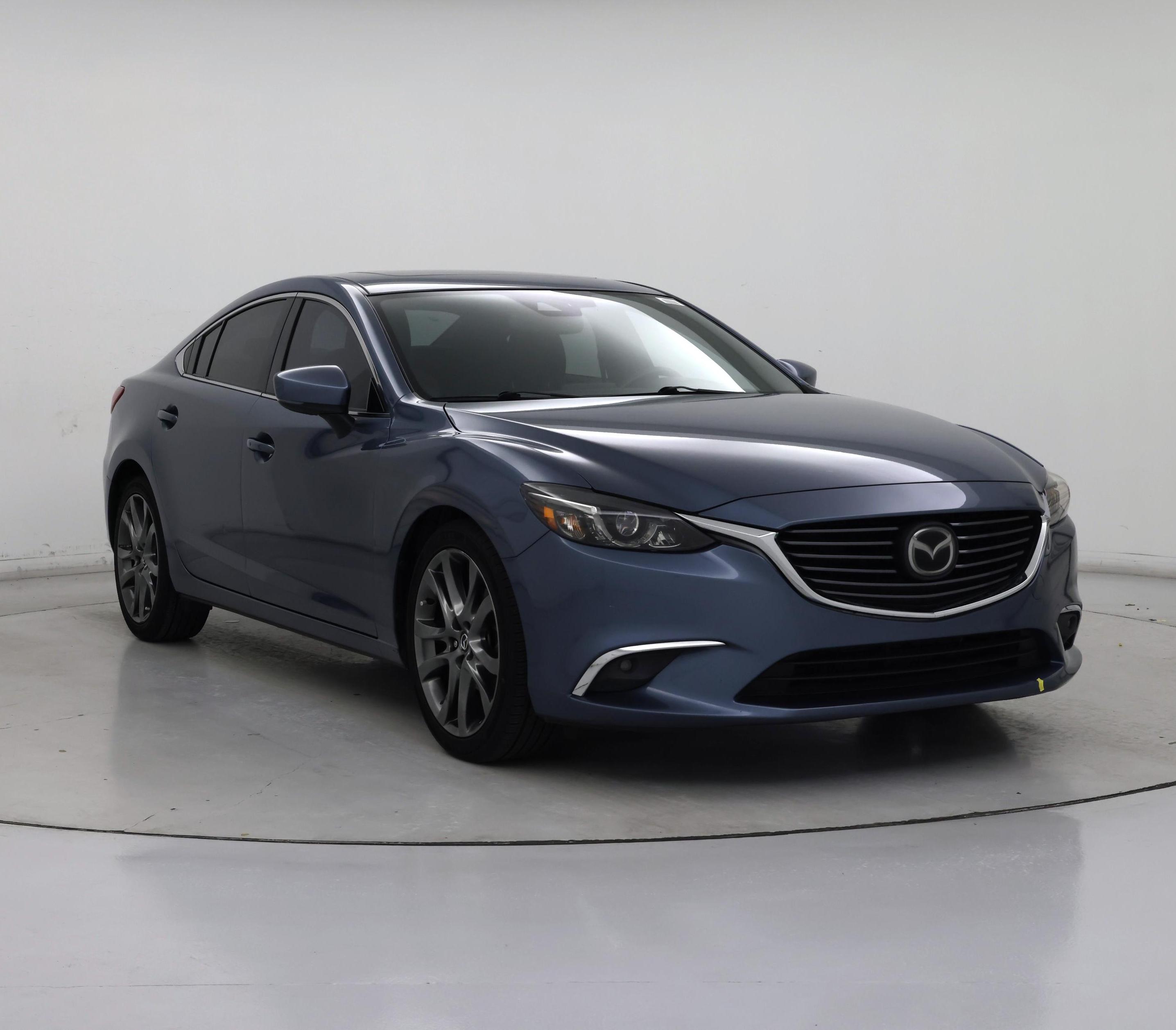 Blue 2017 Mazda MAZDA6 Grand Touring Sedan FWD Sedan Front-Wheel Drive Automatic