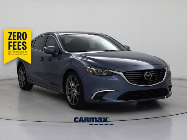 Blue 2017 Mazda MAZDA6 Grand Touring Sedan FWD Sedan Front-Wheel Drive Automatic