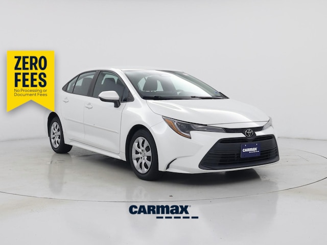 White 2023 Toyota Corolla LE FWD Sedan Front-Wheel Drive Automatic