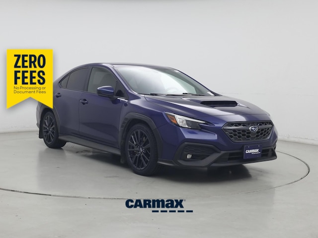 Blue 2022 Subaru WRX Premium AWD Sedan All-Wheel Drive Automatic