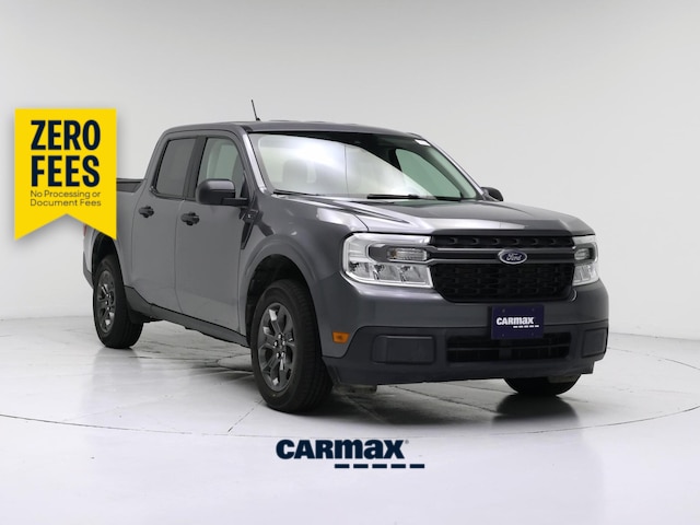 Gray 2022 Ford Maverick XLT SuperCrew FWD Pickup Truck Front-Wheel Drive Automatic